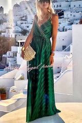 Once Upon A Summer Texture Fabric Wrap Maxi Dress