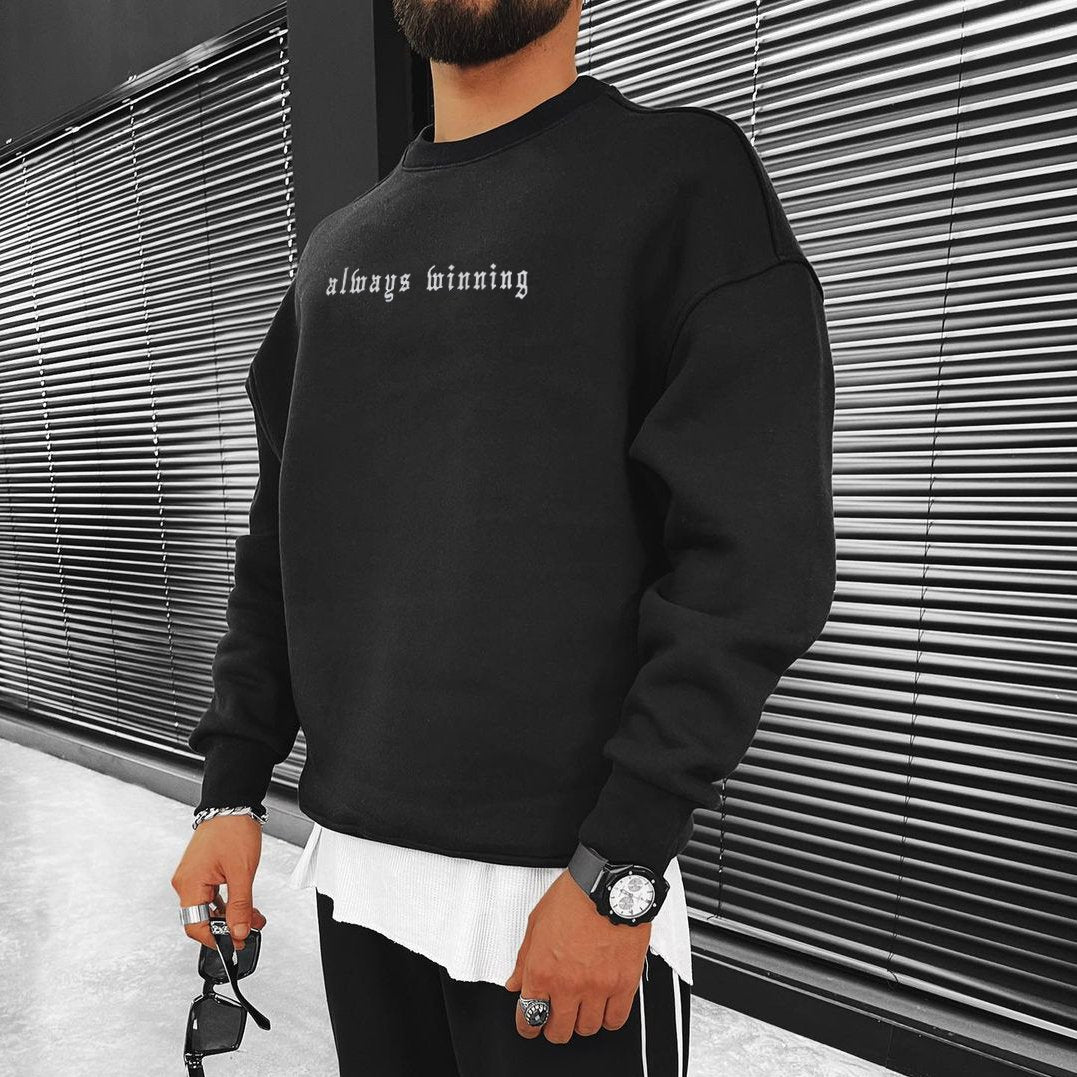Halloween Men's Poker Print Sweatshirt