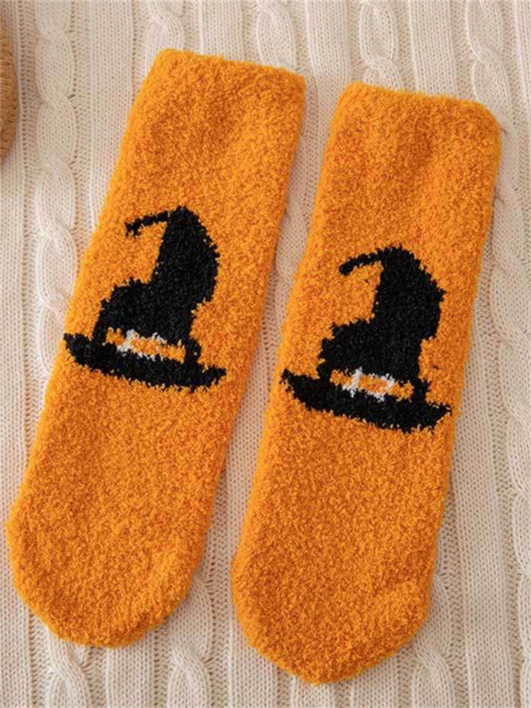 Halloween Lovely Cozy Fleece Socks