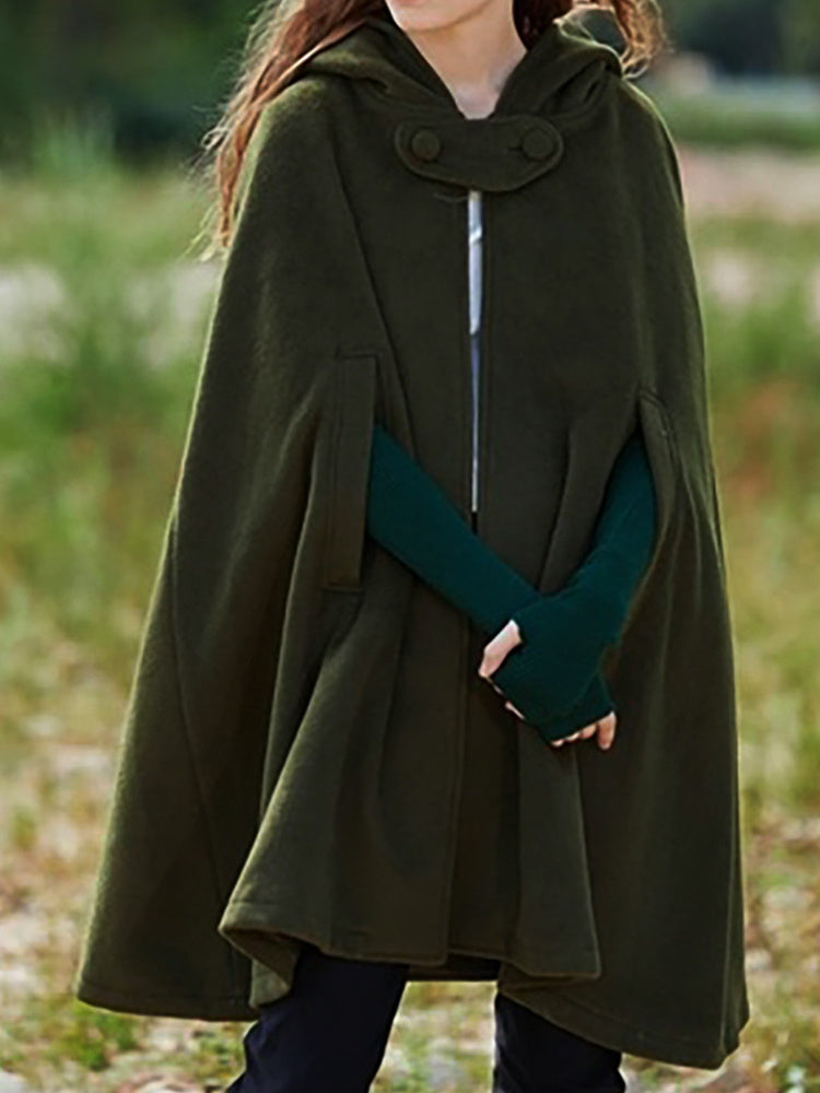 Gothic Hooded Cape Jacket