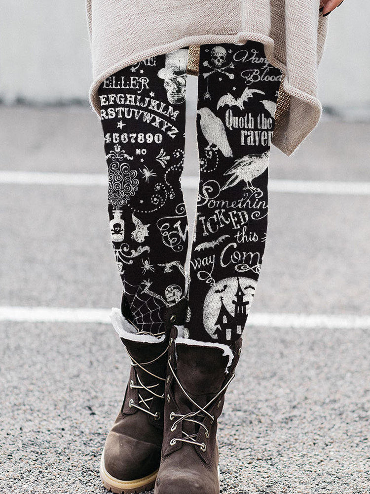 Halloween Elements Vintage Inspired Leggings