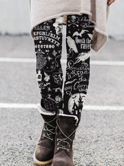 Halloween Elements Vintage Inspired Leggings