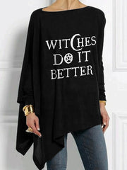 Witches Do It Better Bat Sleeve T Shirt
