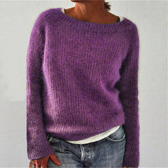 Pure Color Casual Sweater