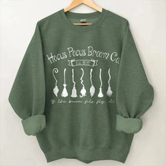 Hocus Pocus Broom Co. Printed Sweatshirt
