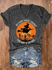 On A Dark Desert Highway Cool wind In My Hair Casual T-Shirt