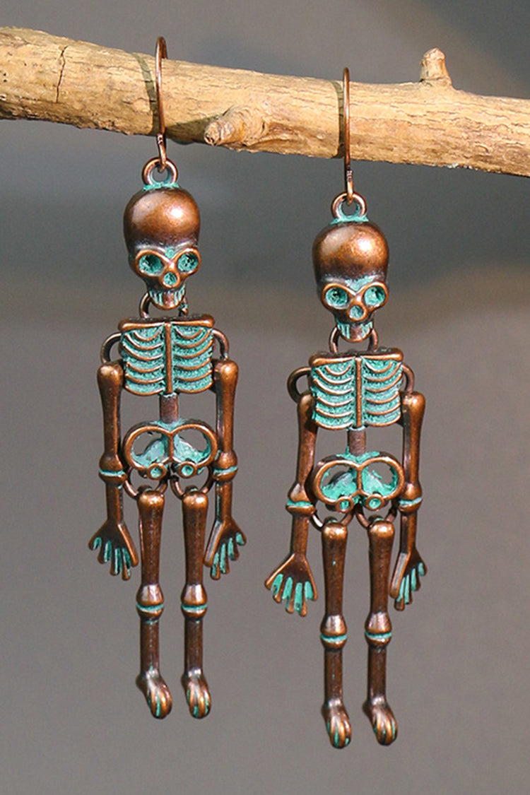 Halloween Dark Skull Earrings