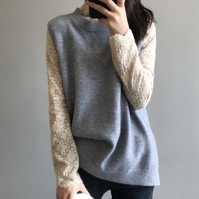 Solid color casual knitted vest