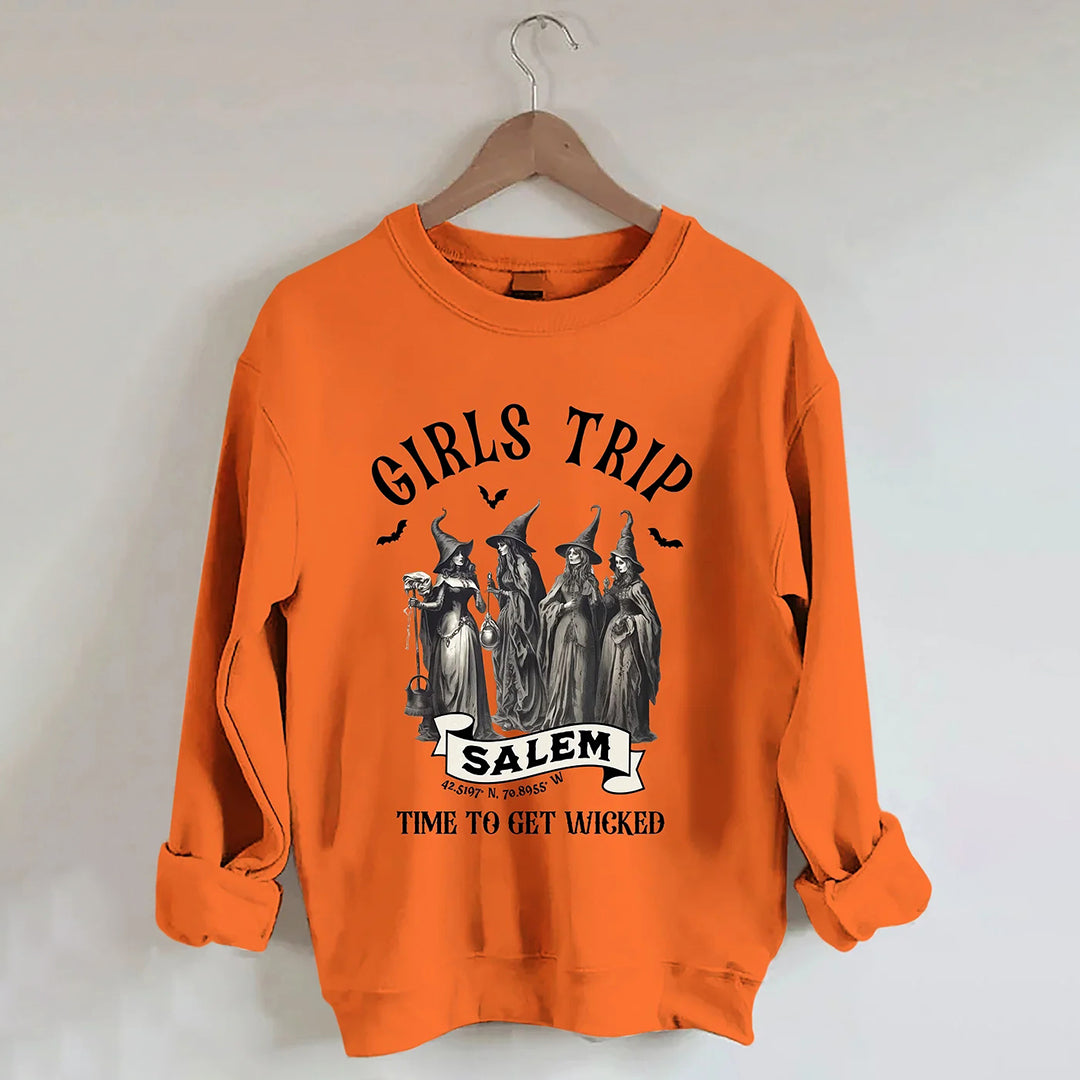 Girls Trip Salem Massachusetts Sweatshirt