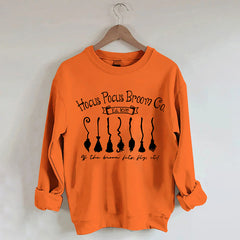 Hocus Pocus Broom Co. Printed Sweatshirt
