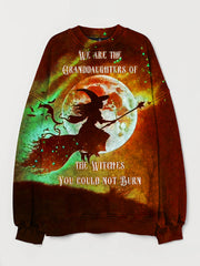 We Are the Granddaughters of the Witches You Could Not Burn Washed Sweatshirt