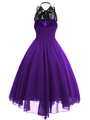 Halloween Gothic Lace Stitching Sexy Dress