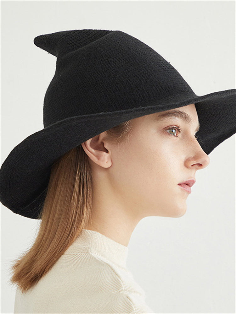 Halloween Witch Inspired Cozy Knit Hat