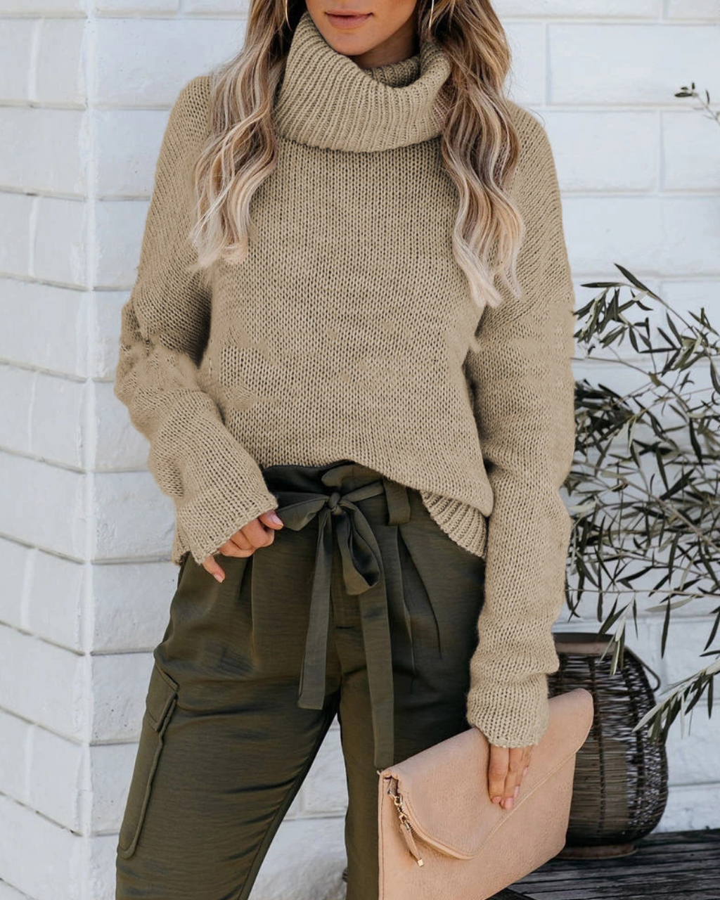 Turtleneck Jumper Woman