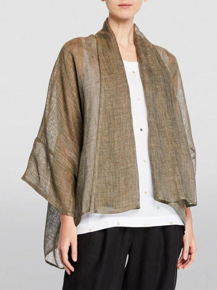 Light And Comfy Bat Sleeve Cardigan