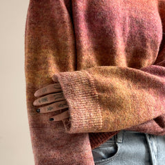 Autumn and winter turtleneck loose-fitting gradient sweater