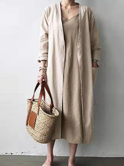 Comfy Trench Coat With Pockets