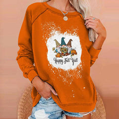 Casual Printed Long Sleeve Sweatshirt