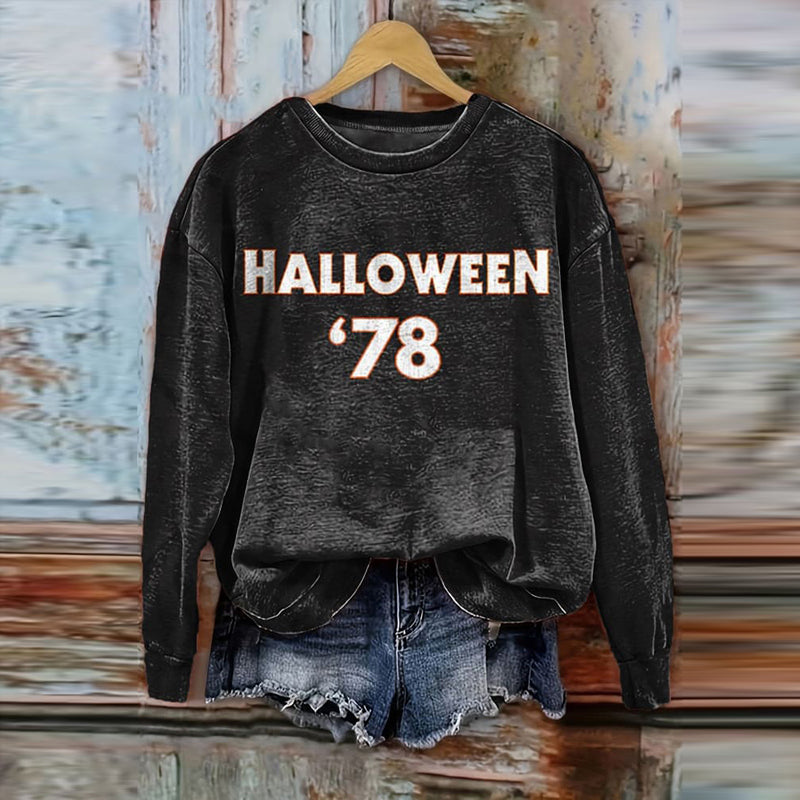 Women's Halloween '78 Printed Casual Sweatshirt