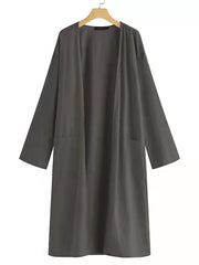 Comfy Trench Coat With Pockets