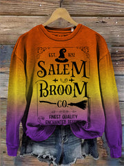 Salem Broom Co Vintage Graphic Gradient Sweatshirt