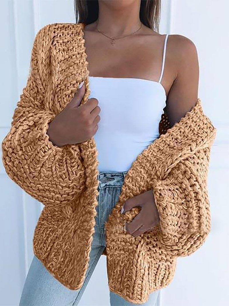 Women'S Fashion Casual Pendant Sleeves Cardigan Jacket