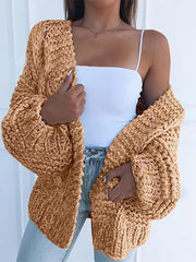 Women'S Fashion Casual Pendant Sleeves Cardigan Jacket