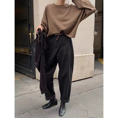 Women's Versatile loose straight-leg commuter harem pants