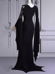 Halloween Gothic V-Neck Sexy Dress