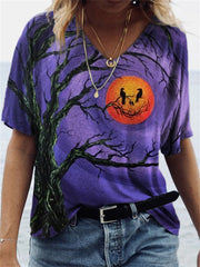 Halloween Spooky Night Art T Shirt