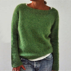 Pure Color Casual Sweater