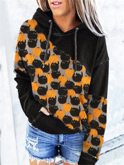 Halloween Pumpkins & Black Cats Sweatshirt