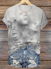 Ghost Handprint Dark Gothic Halloween Art Print T-Shirt