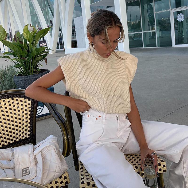 Stylish Turtleneck Sweater Vest