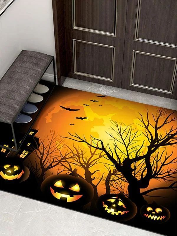Halloween Carpet Printed Footmat