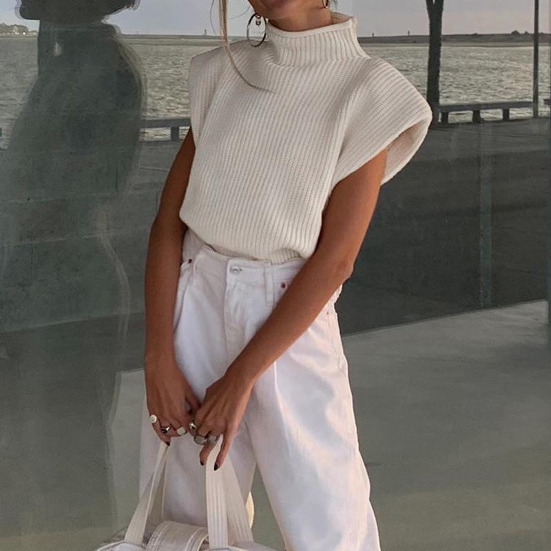 Stylish Turtleneck Sweater Vest