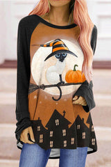 Halloween Cat Witch Tunic