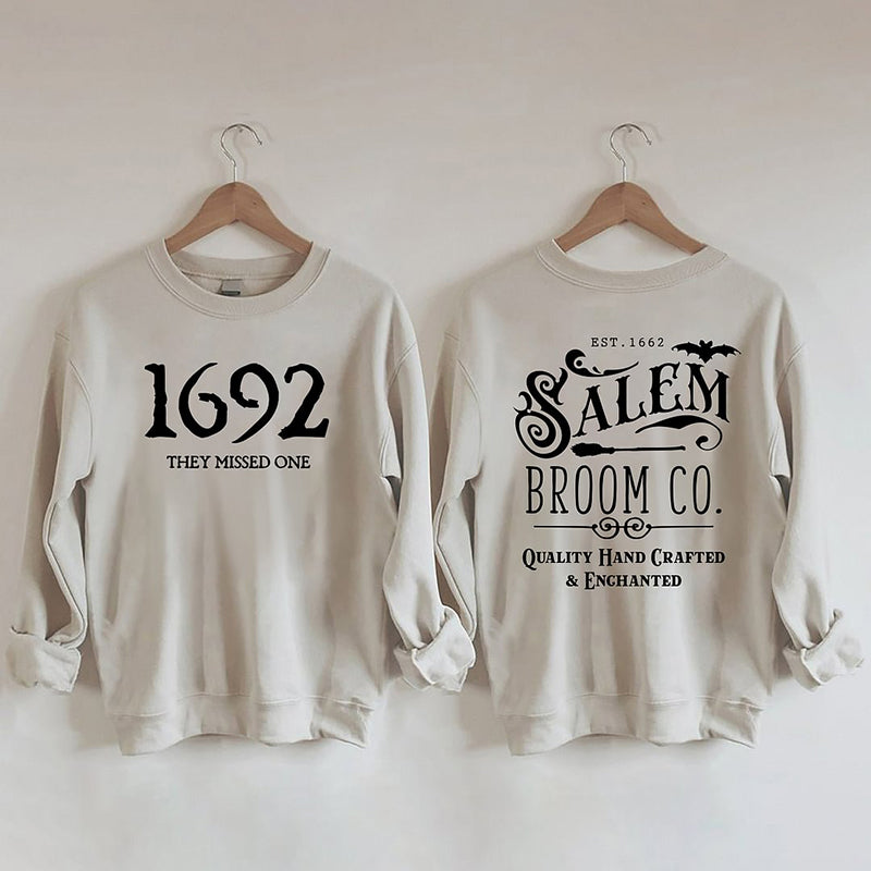 Salem Broom Co Halloween Sweatshirt