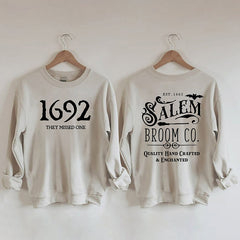 Salem Broom Co Halloween Sweatshirt