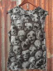 Men's The Dead Halloween Print Vest