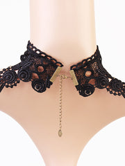 Halloween Gothic Lace Vintage Necklace