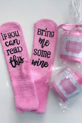 Bring Me Some Wine Socks