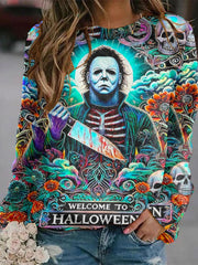 Welcome To Halloween Women'S Sweatshirt