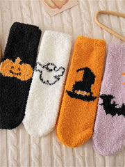 Halloween Lovely Cozy Fleece Socks
