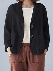 Vintage Patch Pocket Basic Woven Jacket