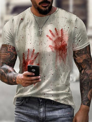 Men's Halloween Casual Crew Neck T-Shirts