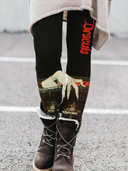 Dracula Inspired Art Vampire Lover Halloween Leggings