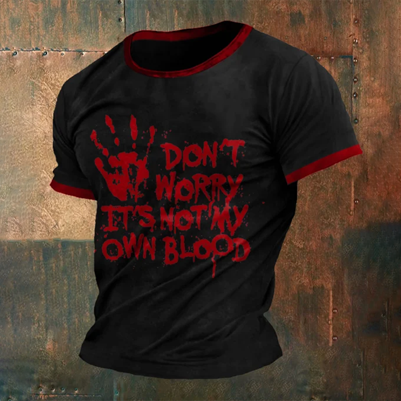 Men's Halloween Print Casual T-Shirt