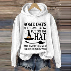 Halloween Printed Long Sleeve Hoodie