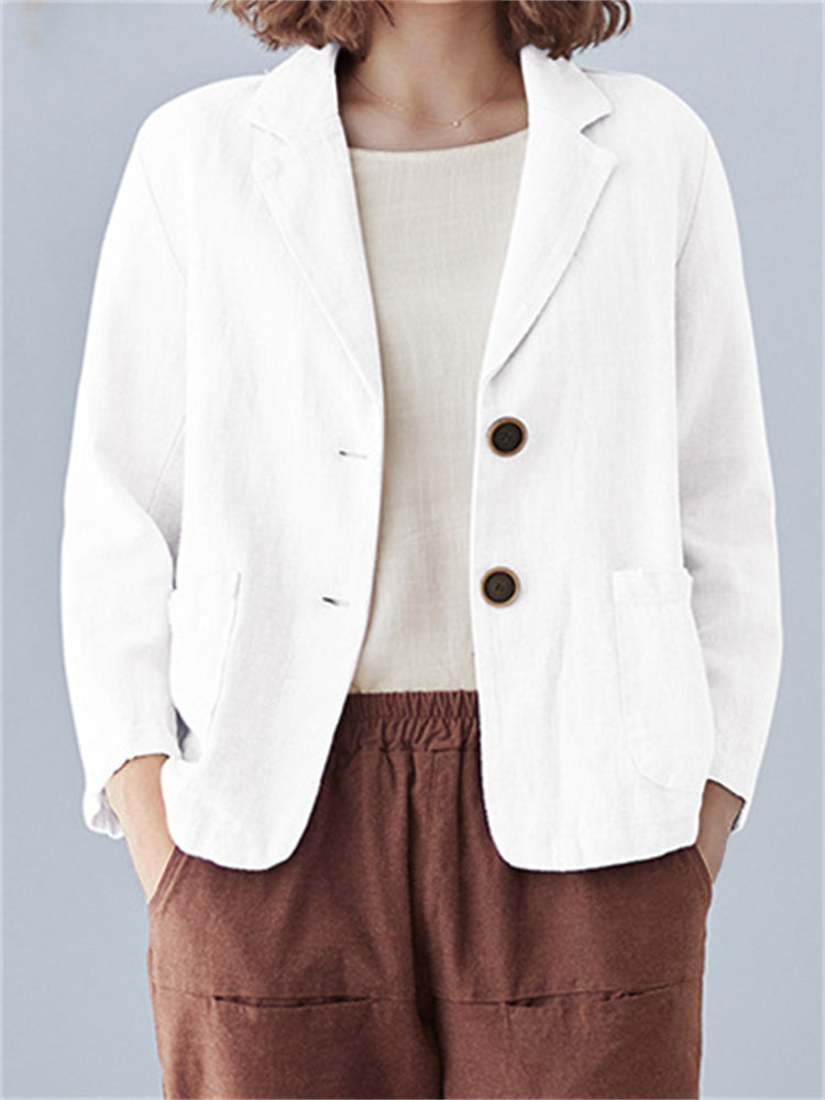 Vintage Patch Pocket Basic Woven Jacket